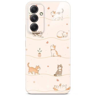 ONEFLOW ONEFLOW Splash Cover Samsung Galaxy A54 5G Design Muster – Catnap Club