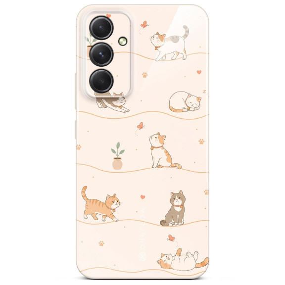 ONEFLOW Splash Cover Samsung Galaxy A54 5G Design Muster – Weiteres Produktbild 1