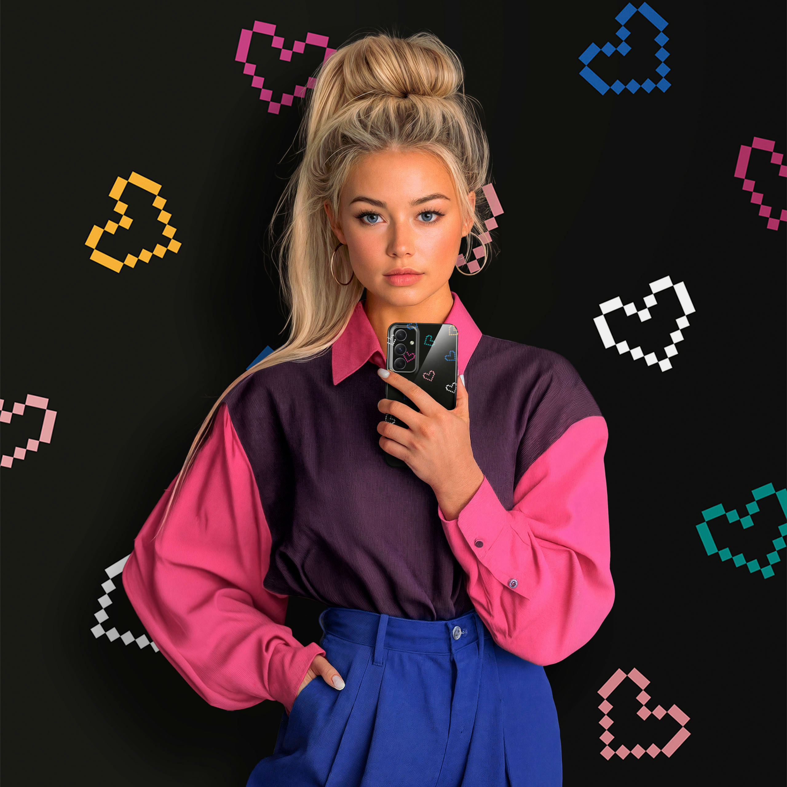 ONEFLOW Splash Cover Samsung Galaxy A54 5G Design Muster – Weiteres Produktbild 3