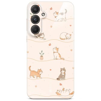 ONEFLOW ONEFLOW Splash Cover Samsung Galaxy A55 5G Design Muster – Catnap Club