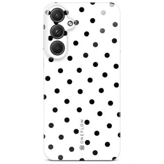 ONEFLOW ONEFLOW Splash Cover Samsung Galaxy A55 5G Design Muster – Polka Noir