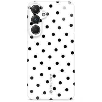 ONEFLOW ONEFLOW Splash Cover Samsung Galaxy A55 5G Design Muster – Polka Noir