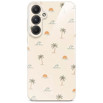 ONEFLOW ONEFLOW Splash Cover Samsung Galaxy A55 5G Design Muster – Palm Break