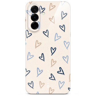 ONEFLOW Splash Cover Samsung Galaxy A57 5G Design Muster – Denim Doodles