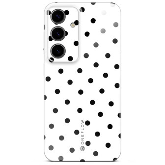 ONEFLOW Splash Cover Samsung Galaxy S24 Design Muster – Polka Noir