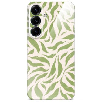 ONEFLOW Splash Cover Samsung Galaxy S25 Design Muster – Olive Edit ONEFLOW Splash Cover Samsung Galaxy S25 Design Muster – Olive Edit