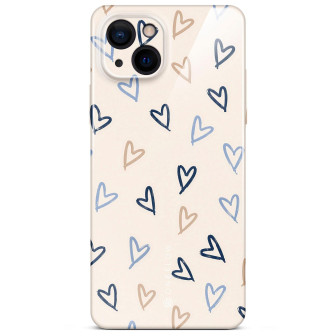 ONEFLOW Splash Cover Samsung Galaxy S26 Ultra Design Muster – Denim Doodles
