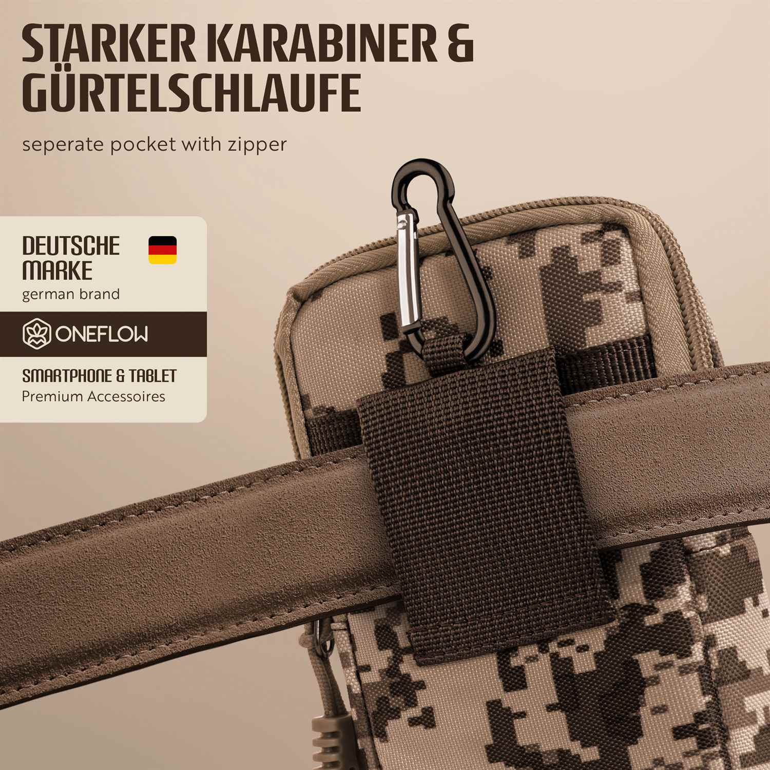ONEFLOW Survival Case Huawei P9 Handytasche Outdoor – Weiteres Produktbild 4