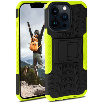 ONEFLOW Tank Case iPhone 13 Pro Panzerhülle Outdoor – Lime