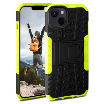 ONEFLOW Tank Case iPhone 14 Plus Panzerhülle Outdoor – Lime