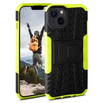 ONEFLOW Tank Case iPhone 14 Plus Panzerhülle Outdoor – Lime ONEFLOW Tank Case iPhone 14 Plus Panzerhülle Outdoor – Lime