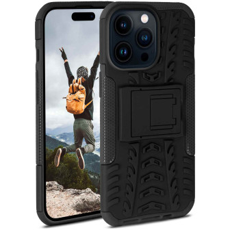 ONEFLOW Tank Case iPhone 14 Pro Panzerhülle Outdoor – Obsidian ONEFLOW Tank Case iPhone 14 Pro Panzerhülle Outdoor – Obsidian