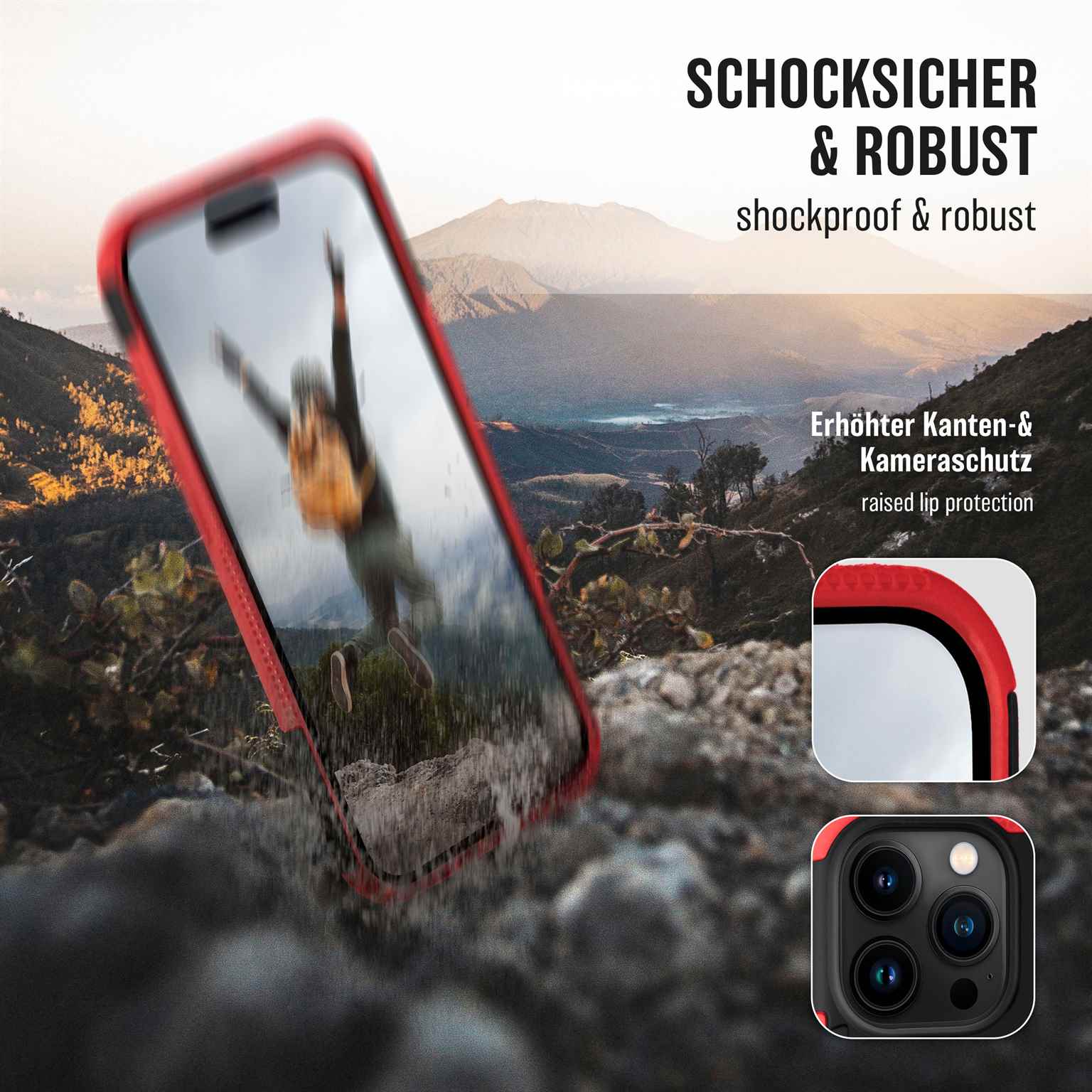 ONEFLOW Tank Case iPhone 15 Pro Panzerhülle Outdoor – Weiteres Produktbild 4 ONEFLOW Tank Case iPhone 15 Pro Panzerhülle Outdoor – Weiteres Produktbild 4
