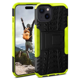 ONEFLOW Tank Case iPhone 15 Panzerhülle Outdoor – Lime ONEFLOW Tank Case iPhone 15 Panzerhülle Outdoor – Lime