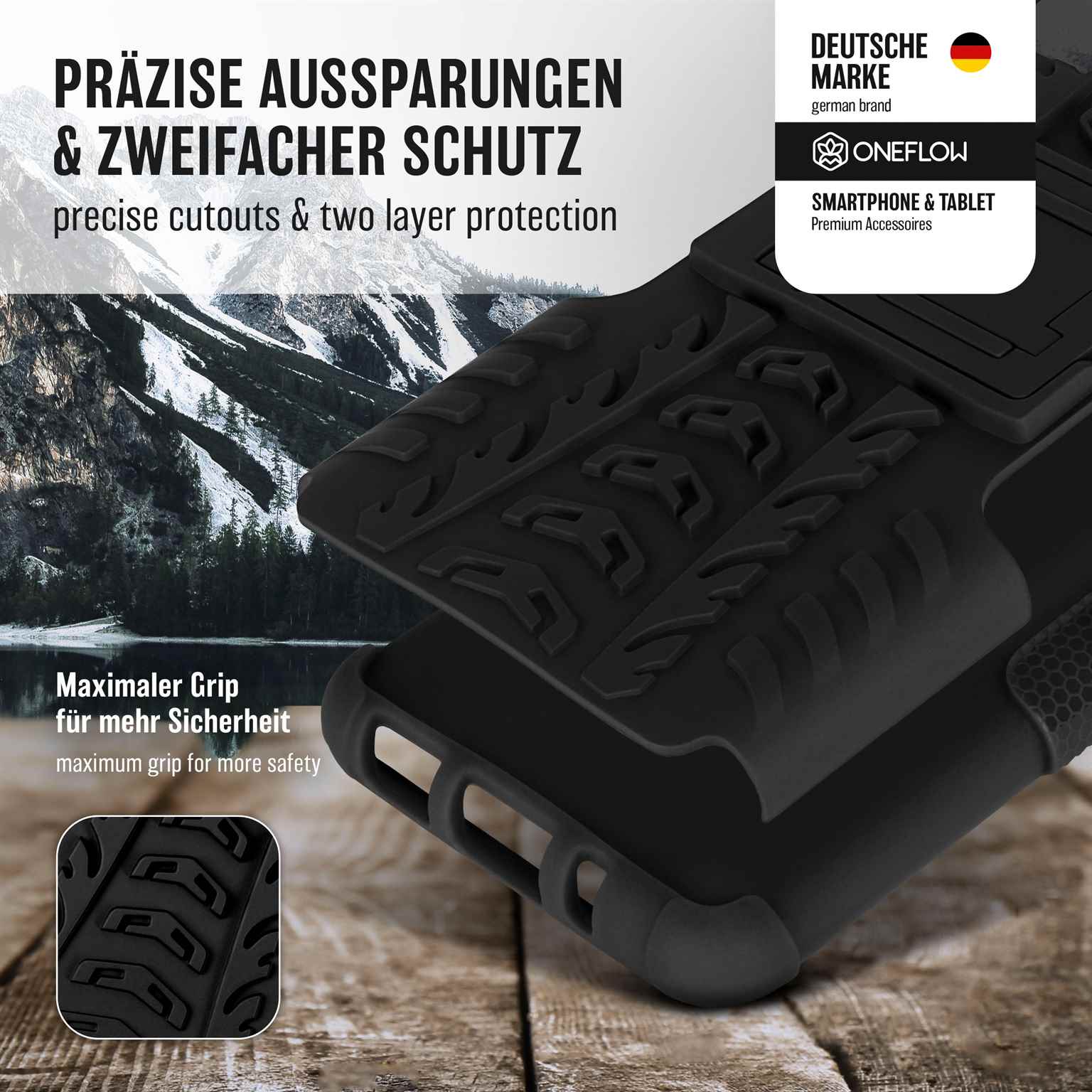 ONEFLOW Tank Case iPhone SE (2020) Panzerhülle Outdoor – Weiteres Produktbild 2