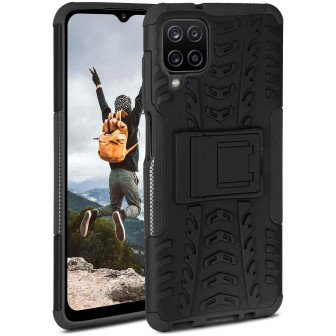 ONEFLOW Tank Case Samsung Galaxy A12 Panzerhülle Outdoor – Obsidian ONEFLOW Tank Case Samsung Galaxy A12 Panzerhülle Outdoor – Obsidian
