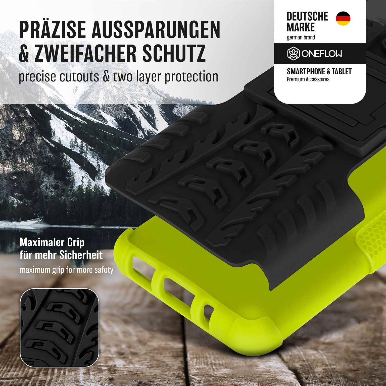 ONEFLOW Tank Case Samsung Galaxy A14 (4G) Panzerhülle Outdoor – Weiteres Produktbild 4