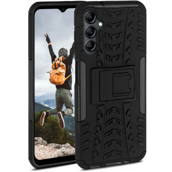 ONEFLOW ONEFLOW Tank Case Samsung Galaxy A14 (4G) Panzerhülle Outdoor – Obsidian