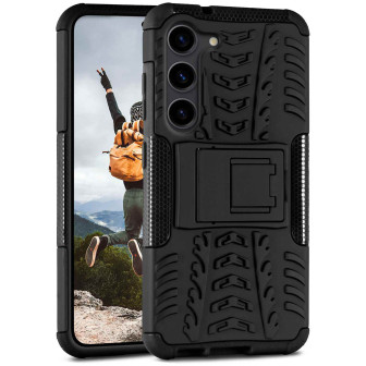 ONEFLOW Tank Case Samsung Galaxy S23 Plus Panzerhülle Outdoor – Obsidian