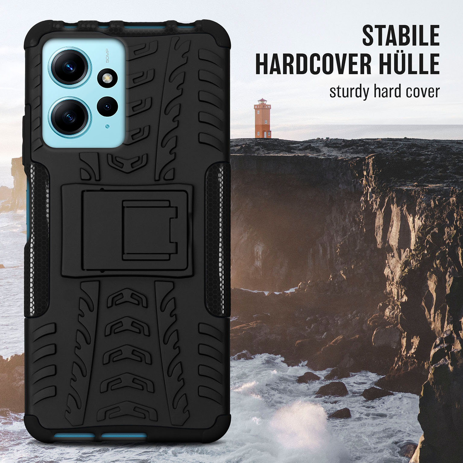 ONEFLOW Tank Case Redmi Note 12 (4G) Panzerhülle Outdoor – Weiteres Produktbild 2