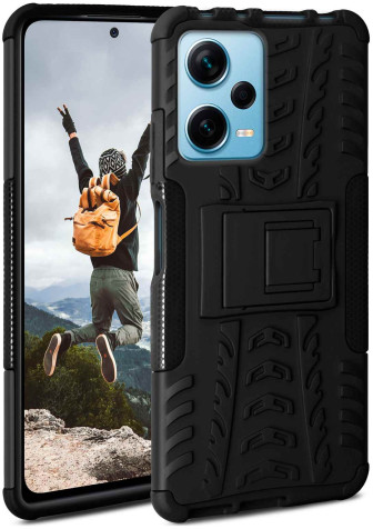 ONEFLOW Tank Case Redmi Note 12 Pro+ 5G Panzerhülle Outdoor – Obsidian