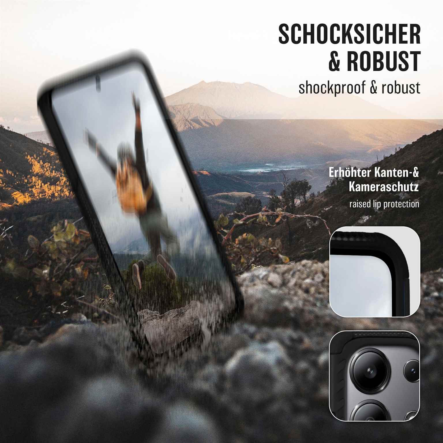 ONEFLOW Tank Case Redmi Note 13 (4G) Panzerhülle Outdoor – Weiteres Produktbild 5 ONEFLOW Tank Case Redmi Note 13 (4G) Panzerhülle Outdoor – Weiteres Produktbild 5