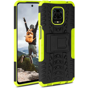 ONEFLOW Tank Case Redmi Note 9 Pro Panzerhülle Outdoor – Lime