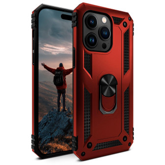 ONEFLOW Titan Cover iPhone 15 Pro Max Panzerhülle Stoßfest – Inferno Red ONEFLOW Titan Cover iPhone 15 Pro Max Panzerhülle Stoßfest – Inferno Red