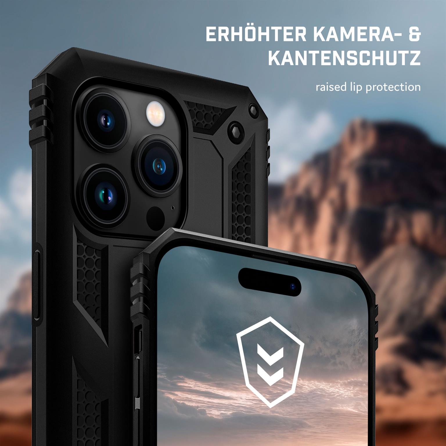ONEFLOW Titan Cover iPhone 15 Pro Panzerhülle Stoßfest – Weiteres Produktbild 3 ONEFLOW Titan Cover iPhone 15 Pro Panzerhülle Stoßfest – Weiteres Produktbild 3