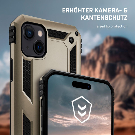 ONEFLOW Titan Cover iPhone 15 Panzerhülle Stoßfest – Weiteres Produktbild 3