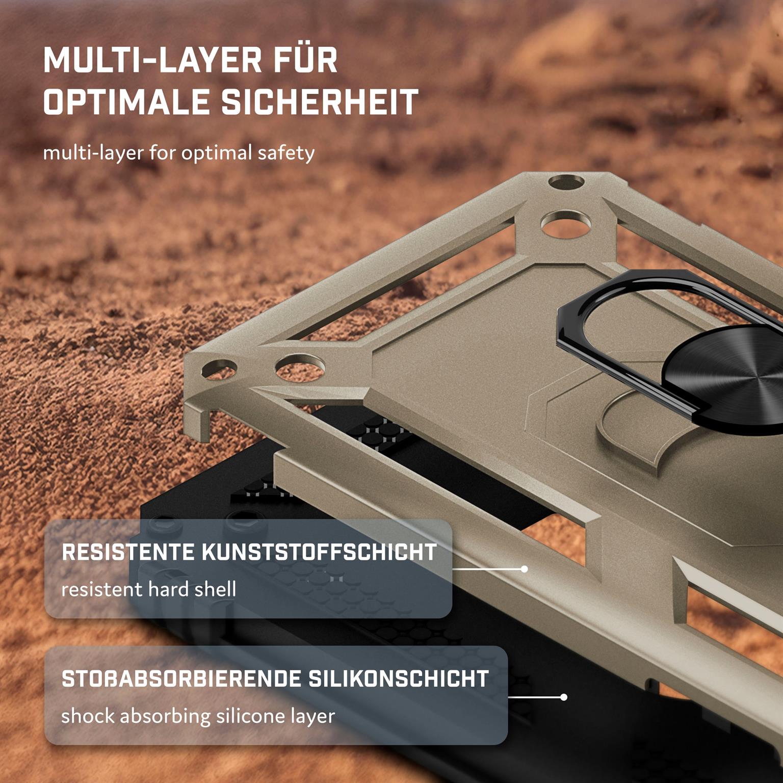 ONEFLOW Titan Cover iPhone 15 Panzerhülle Stoßfest – Weiteres Produktbild 4 ONEFLOW Titan Cover iPhone 15 Panzerhülle Stoßfest – Weiteres Produktbild 4
