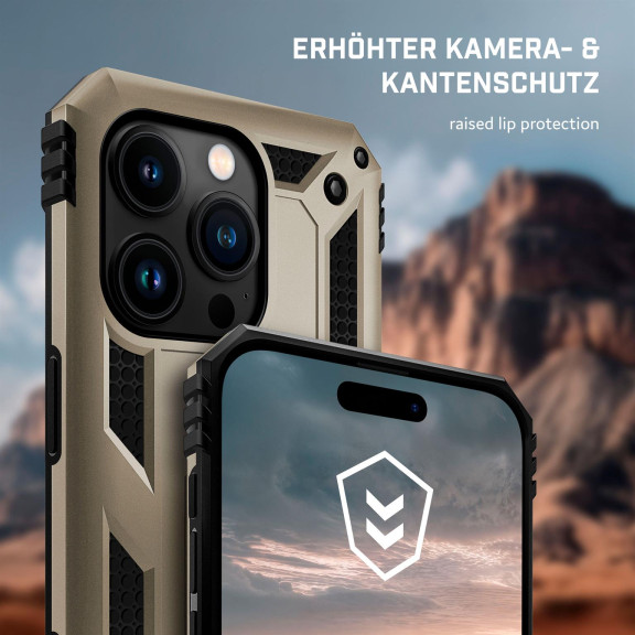 ONEFLOW Titan Cover iPhone 16 Pro Panzerhülle Stoßfest – Weiteres Produktbild 3