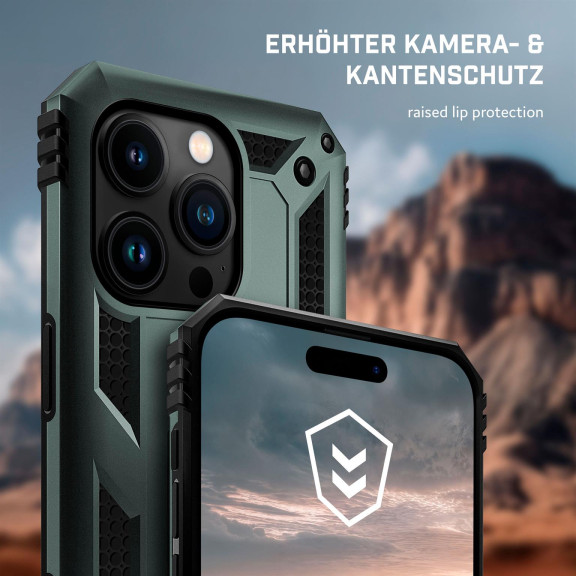 ONEFLOW Titan Cover iPhone 16 Pro Panzerhülle Stoßfest – Weiteres Produktbild 3