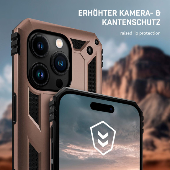 ONEFLOW Titan Cover iPhone 16 Pro Panzerhülle Stoßfest – Weiteres Produktbild 3