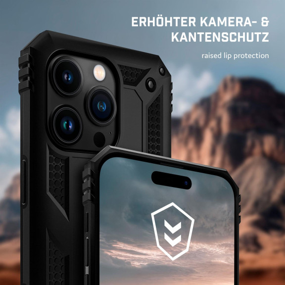 ONEFLOW Titan Cover iPhone 16 Pro Panzerhülle Stoßfest – Weiteres Produktbild 3 ONEFLOW Titan Cover iPhone 16 Pro Panzerhülle Stoßfest – Weiteres Produktbild 3