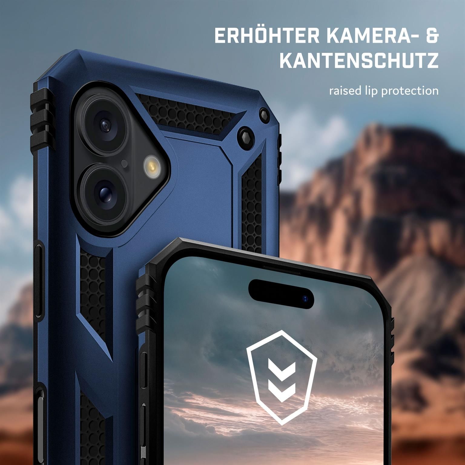 ONEFLOW Titan Cover iPhone 16 Panzerhülle Stoßfest – Weiteres Produktbild 3 ONEFLOW Titan Cover iPhone 16 Panzerhülle Stoßfest – Weiteres Produktbild 3