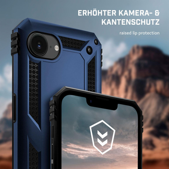 ONEFLOW Titan Cover iPhone 16e Panzerhülle Stoßfest – Weiteres Produktbild 3