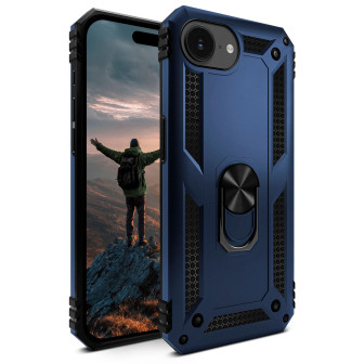 ONEFLOW Titan Cover iPhone 17e Panzerhülle Stoßfest – Midnight Blue