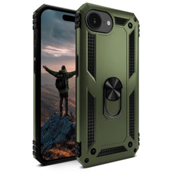 ONEFLOW Titan Cover iPhone 17e Panzerhülle Stoßfest – Tactical Green ONEFLOW Titan Cover iPhone 17e Panzerhülle Stoßfest – Tactical Green