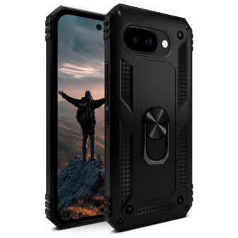 ONEFLOW Titan Cover Google Pixel 9a Panzerhülle Stoßfest – Phantom Black