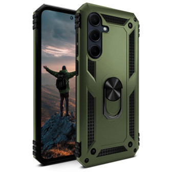 ONEFLOW ONEFLOW Titan Cover Samsung Galaxy A35 5G Panzerhülle Stoßfest – Tactical Green