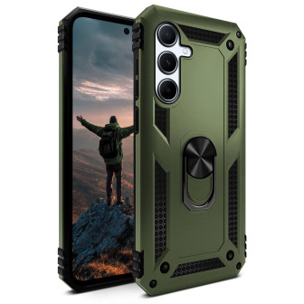 ONEFLOW Titan Cover Samsung Galaxy A56 5G Panzerhülle Stoßfest – Tactical Green