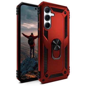 ONEFLOW Titan Cover Samsung Galaxy A56 5G Panzerhülle Stoßfest – Inferno Red ONEFLOW Titan Cover Samsung Galaxy A56 5G Panzerhülle Stoßfest – Inferno Red