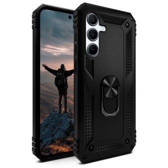 ONEFLOW Titan Cover Samsung Galaxy A56 5G Panzerhülle Stoßfest – Phantom Black