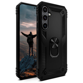 ONEFLOW ONEFLOW Titan Cover Samsung Galaxy S24 FE Panzerhülle Stoßfest – Phantom Black