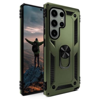 ONEFLOW Titan Cover Samsung Galaxy S24 Ultra Panzerhülle Stoßfest – Tactical Green ONEFLOW Titan Cover Samsung Galaxy S24 Ultra Panzerhülle Stoßfest – Tactical Green