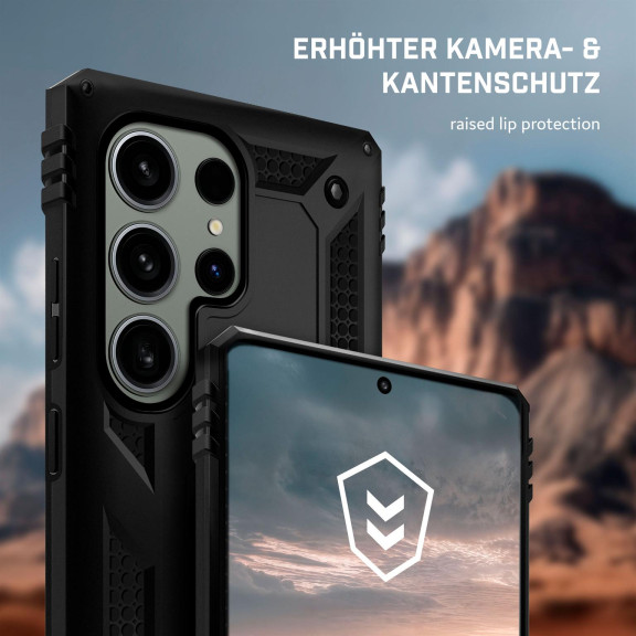 ONEFLOW Titan Cover Samsung Galaxy S24 Ultra Panzerhülle Stoßfest – Weiteres Produktbild 3 ONEFLOW Titan Cover Samsung Galaxy S24 Ultra Panzerhülle Stoßfest – Weiteres Produktbild 3