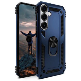 ONEFLOW Titan Cover Samsung Galaxy S25 FE Panzerhülle Stoßfest – Midnight Blue
