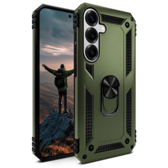 ONEFLOW Titan Cover Samsung Galaxy S25 FE Panzerhülle Stoßfest – Tactical Green