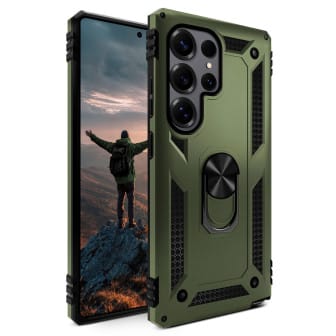 ONEFLOW Titan Cover Samsung Galaxy S25 Ultra Panzerhülle Stoßfest – Tactical Green ONEFLOW Titan Cover Samsung Galaxy S25 Ultra Panzerhülle Stoßfest – Tactical Green